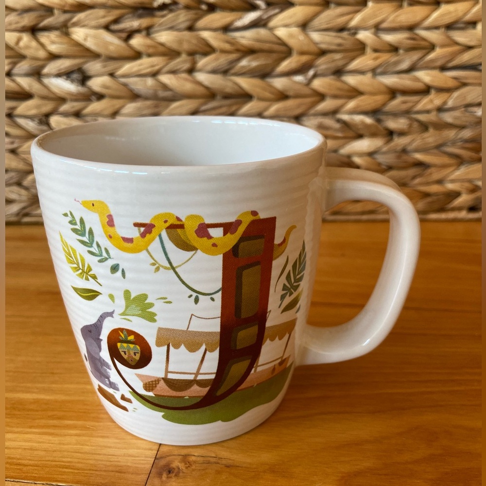 Disney Parks ABC Letters J Is for Jungle Cruise Ceramic Coffee Mug